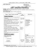 Giáo án Anh 8 kì 2