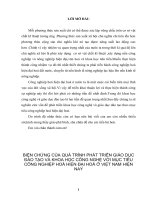 BIỆN CHỨNG CỦA QUÁ TRÌNH PHÁT TRIỂN GIÁO DỤC ĐÀO TẠO VÀ KHOA HỌC CÔNG NGHỆ VỚI MỤC TIÊU CÔNG NGHIỆP HOÁ HIỆN ĐẠI HOÁ Ở VIỆT NAM HIỆN NAY