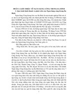 Tình hình hoạt động kinh doanh của ngân hàng công thương Ba Đình