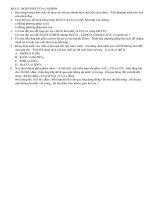 Bài tập về hợp chất của cacbon