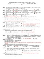 KT 1T ch.I 10 NC có dáp án TN và TLuan