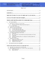 Xây dựng cơ cấu tổ chức doanh nghiệp trong môi trường kinh tế - xã hội hiện đại