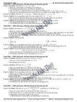 Một số đề thi tôt nghiệp THPT từ năm 91 đến nay