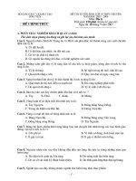 Đề thi và Đáp án tsvào Thpt Chuyên Hy