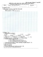 Đề thi GK1 07-08 - lớp 5