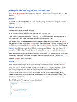 Đổi màu chữ trên Flash