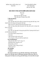 chuyên đề tăng giảm KL