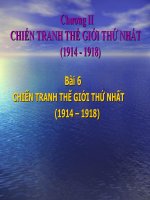 CHJEN TRANH THE GIOI THU NHAT