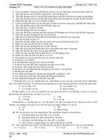 Trắc nghiệm 12: Từ C7-C9