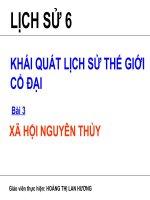 B3_T3:Xã hội nguyên thuỷ