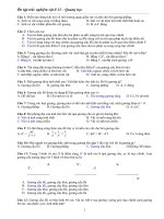 Luyện thi DH - Phần Quang học