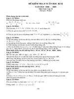 ĐỀ THI 8 TUẦN HK2