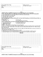 DỀ KIỂM TRA LÝ 9 KỲ 2