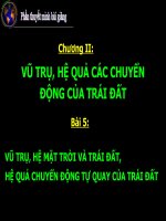 Bài: Vũ trụ và hệ MT