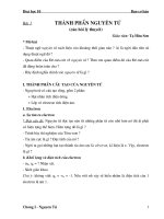 Bai 1. Thanh phan nguyen tu