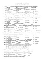 luyện thi TN 2007-2008