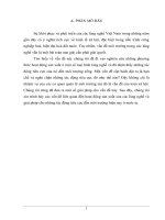 Hoạt động sản xuất và những tác động đến môi trường ở từng loại làng nghề