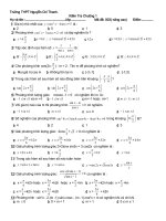 kiểm tra 1 tiết lượng giác