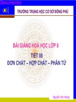 Bài đơn chất - Hợp Chất - Phân tử ( 1 )
