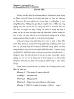 Thiết kế và phân tích mạng LAN cho 1 công ty 