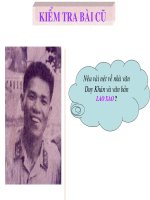 Tiết: 114     LAO XAO (TIẾP THEO)