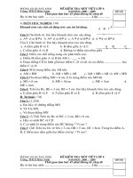 Đề - Đáp án số học 6 - Bài 2