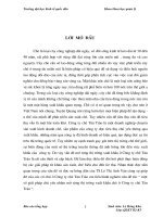 Thực trạng về xuất khẩu chè của công ty chè tân trào