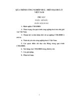 QÚA TRÌNH CÔNG NGHIỆP HOÁ - HIỆN ĐẠI HOÁ Ở  VIỆT NAM