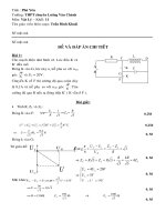 ĐỀ THI LÝ 11 + ĐÁP ÁN