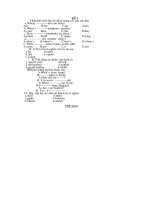 KT Anh văn K3. đề 20