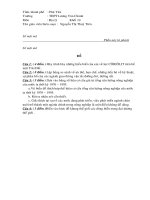 DE OLYMPIC + ĐÁP ÁN -KHỐI 10