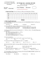 ĐỀ KTHKI -08,09( TN + TULUAN)