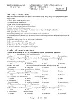 đề thi KSCL đầu năm lớp 10 - đề 4