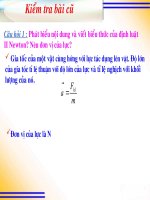 Định luật 3 Niutơn