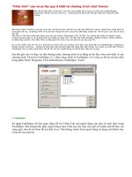 Khắc phục tình trạng lây virut qua USB