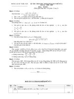 Đề thi chọn HSG cấp tỉnh toán lớp 9 vòng 2 có đáp án(đề 1)