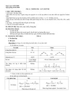 Giáo án tự chọn hóa 10_chương O - S