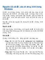 Nguyên tắc cài đặt các chương trình trong Windows