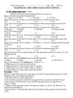 Đề kiểm tra 10 cơ bản