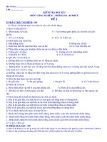 Kiểm tra học kỳ I _ Đề 1