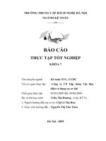 Tổ chức kế toán NVL,CCDC tại Công ty Cổ Phần Tập Đoàn Vật Liệu và Dụng Cụ Cơ Khí