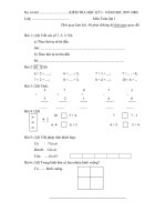 Đề thi kì I, năm học 2007-2008