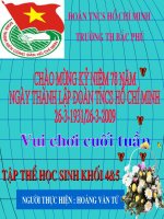 Hoạt động ngoài giờ lên lớp