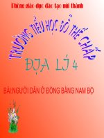 Ngươi dân ở đồng bằng nam bộ