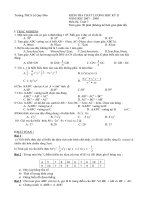 Kiểm tra HKII Toán 7 (07 - 08)