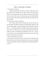 huong dan su dung VMware - Phần mềm tạo máy ảo