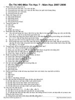 Ôn tập tin 7 kì 1