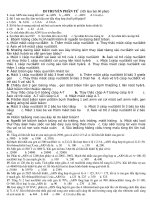 Trắc nghiệm DT phân tử (ôn ĐH)