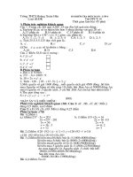 Đề KT Toán 6 (HKI)