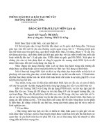 BÀI THAM LUẬN ĐÓNG GÓP SGK